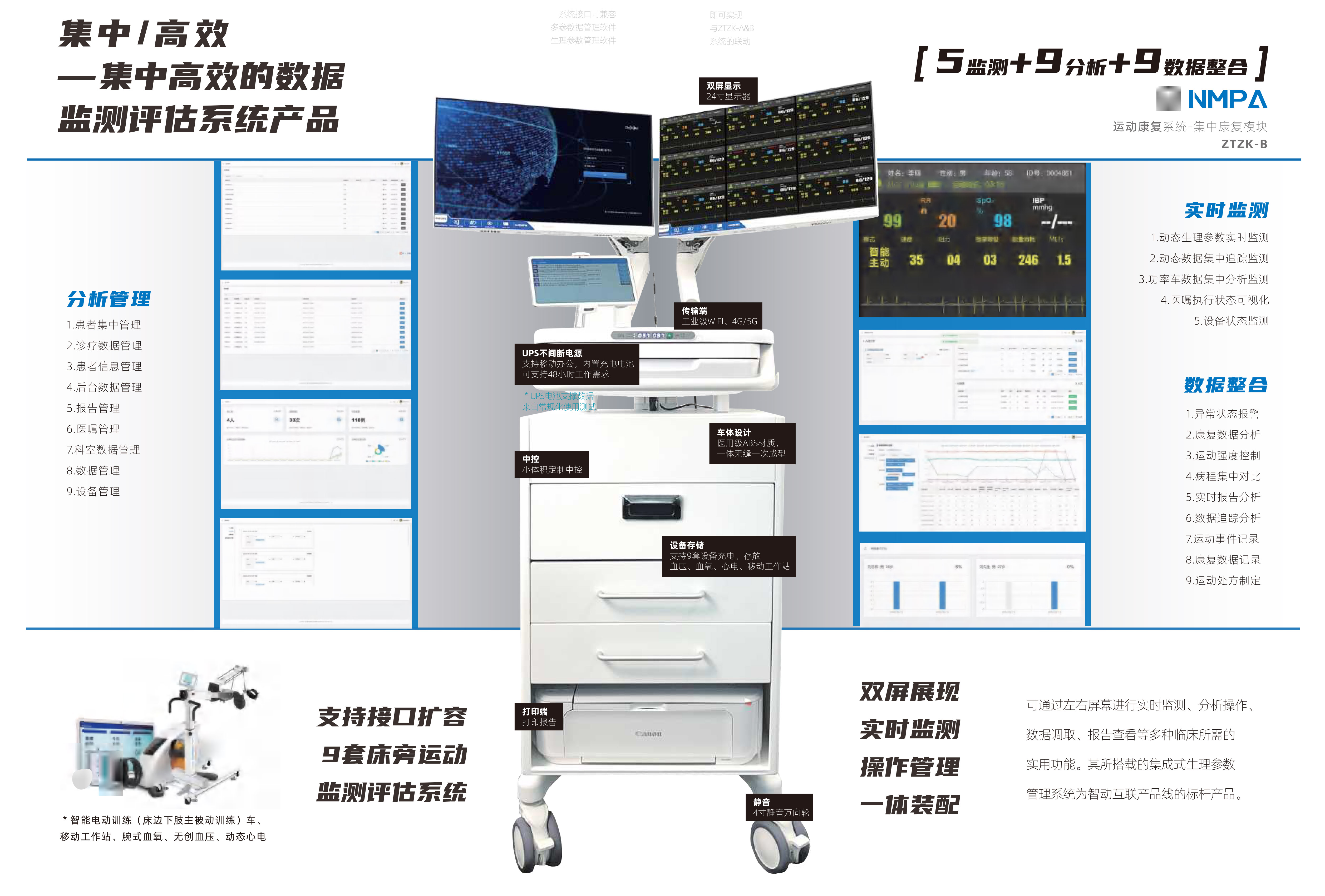 无创呼吸机,高流量呼吸湿化治疗仪,睡眠监测